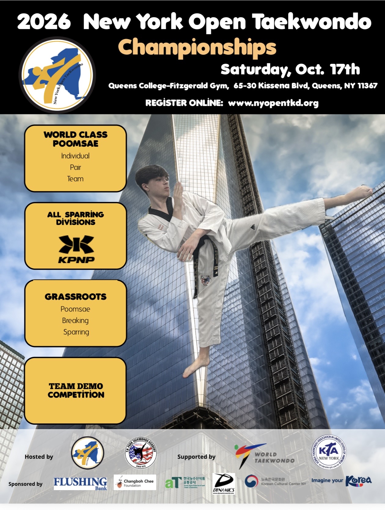 2026 New York Open Taekwondo Championships